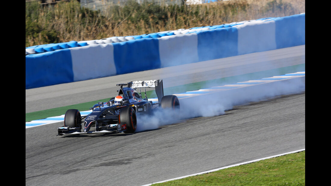 Adrian Sutil - Formel 1 - Jerez-Test 2014