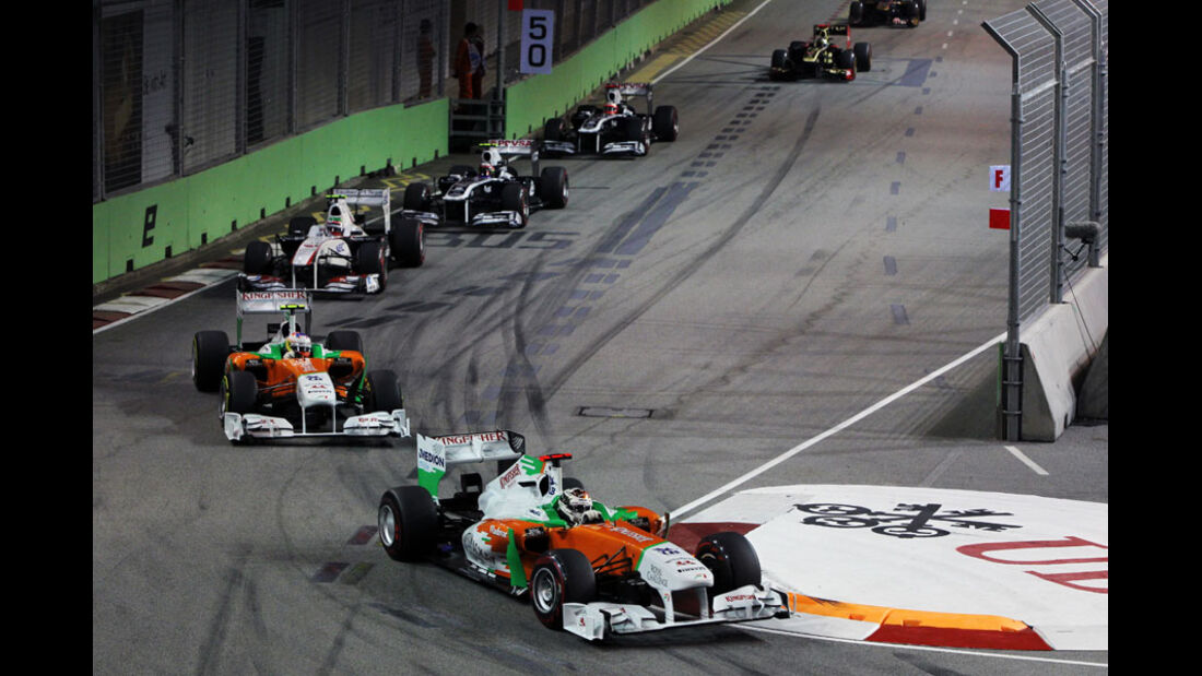 Adrian Sutil GP Singapur 2011