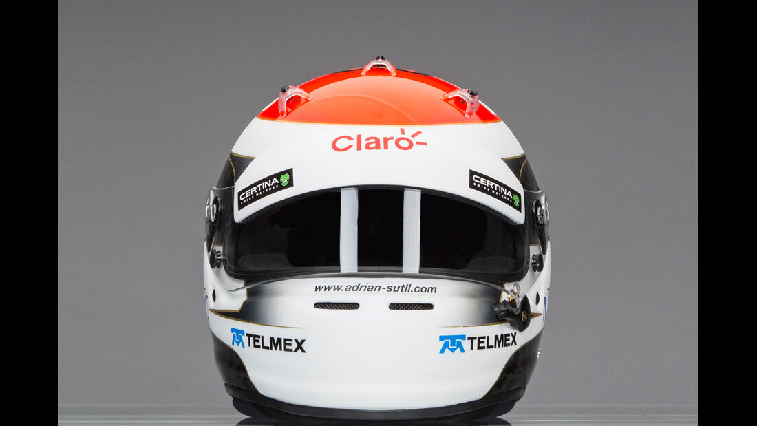 Adrian Sutil Helm - Sauber 2014
