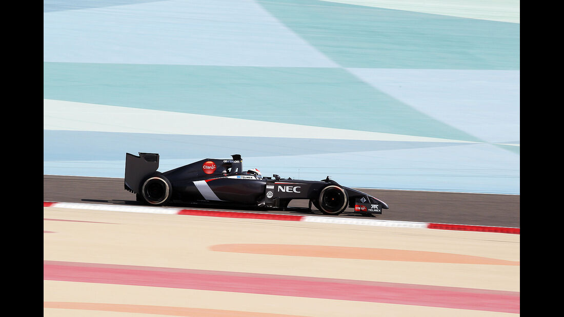 Adrian Sutil - Sauber - Formel 1 - Bahrain - Test - 19. Februar 2014