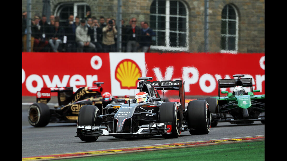 Adrian Sutil - Sauber - Formel 1 - GP Belgien - Spa-Francorchamps - 23. November 2014