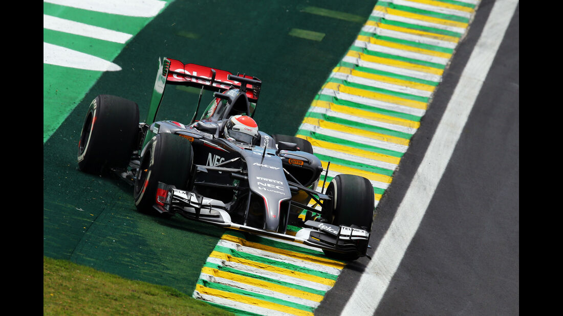 Adrian Sutil - Sauber - Formel 1 - GP Brasilien - Sao Paulo - 7. November 2014