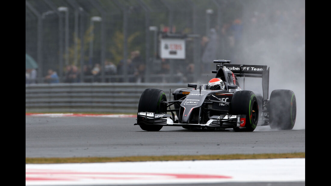 Adrian Sutil - Sauber - Formel 1 - GP England - Silverstone - 5. Juli 2014