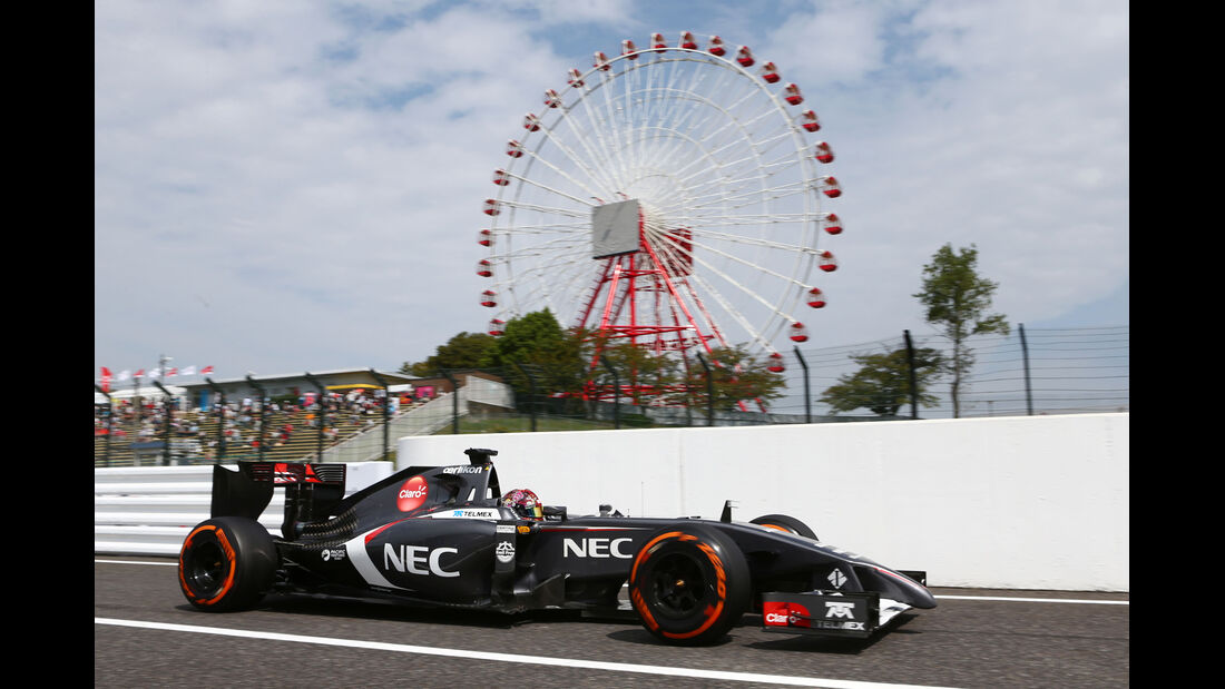 Adrian Sutil - Sauber - Formel 1 - GP Japan - 3. Oktober 2014