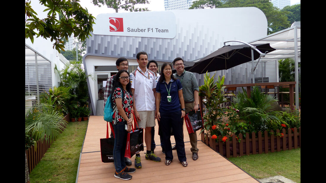 Adrian Sutil - Sauber - Formel 1 - GP Singapur - 18. September 2014