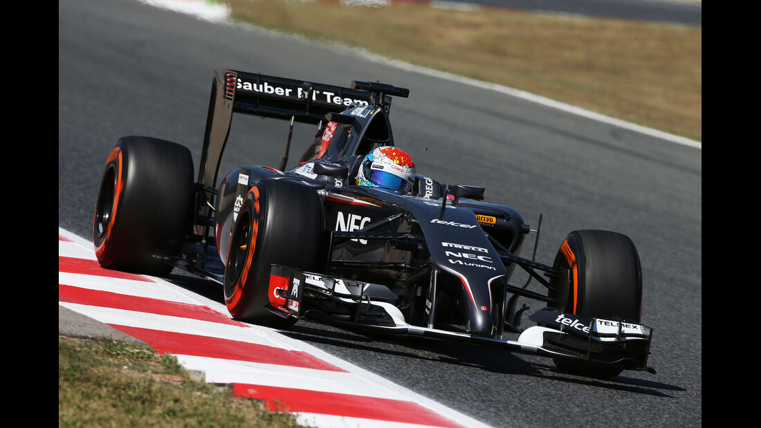 Adrian Sutil - Sauber - Formel 1 - GP Spanien - Barcelona - 9. Mai 2014
