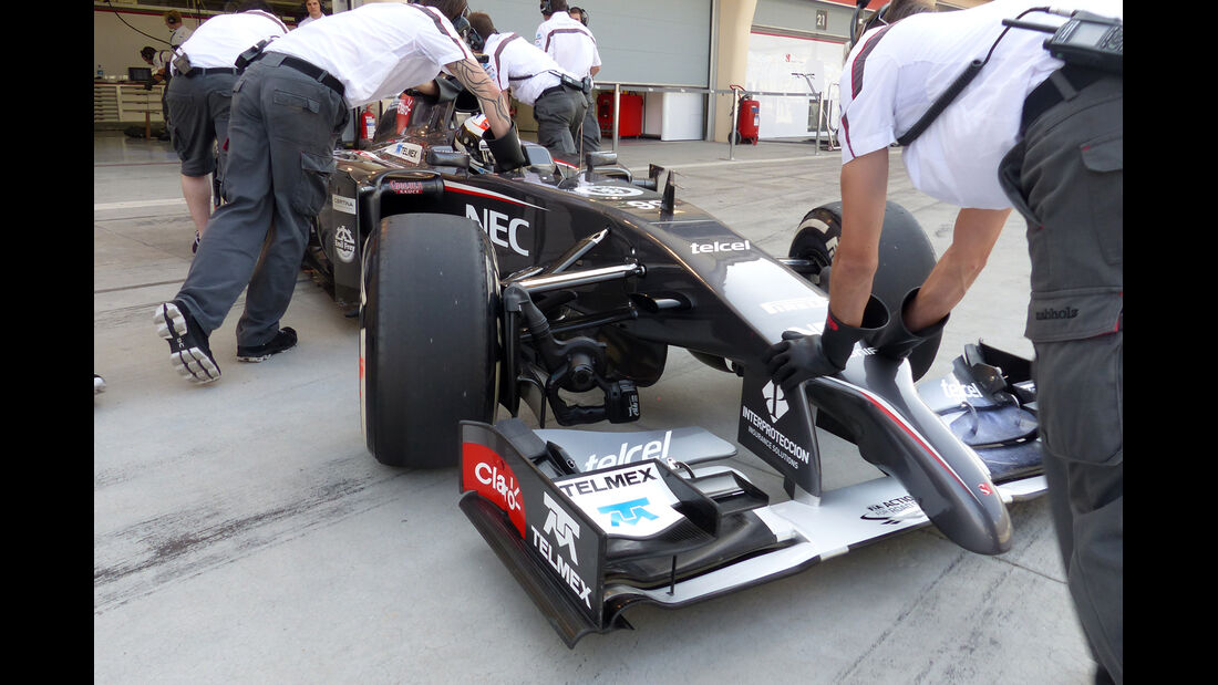 Adrian Sutil - Sauber - Formel 1 - Test - Bahrain - 27. Februar 2014 