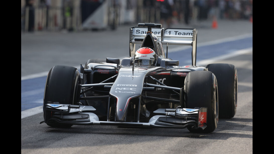 Adrian Sutil - Sauber - Formel 1 - Test - Bahrain - 27. Februar 2014 