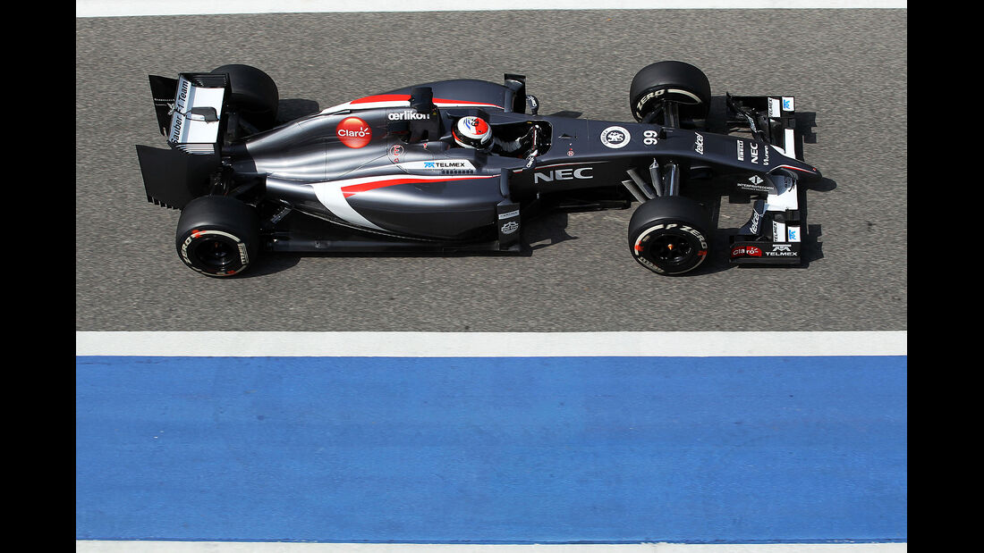 Adrian Sutil - Sauber - Formel 1 - Test - Bahrain - 27. Februar 2014