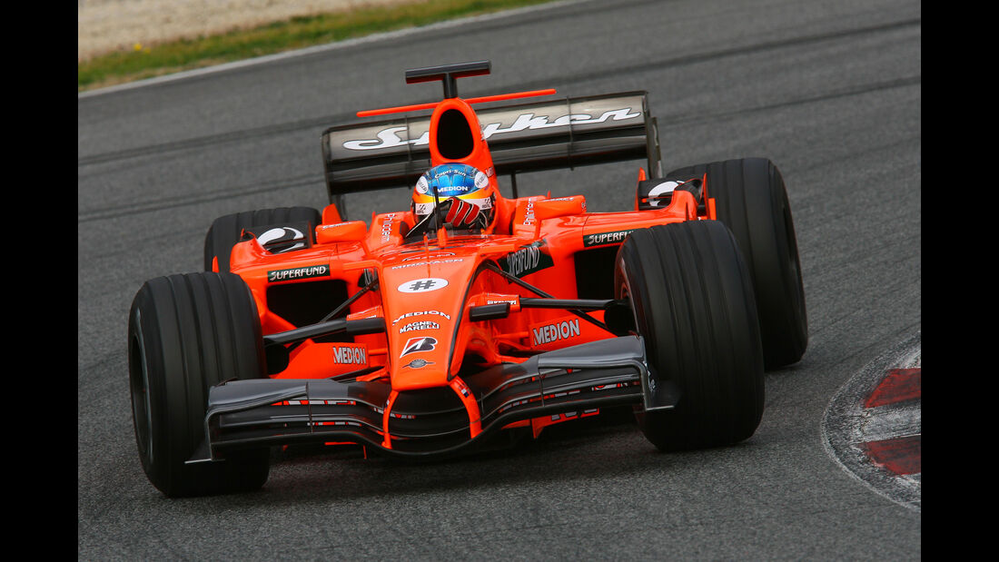 Adrian Sutil - Spyker - Test - Barcelona - 2007