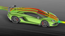 Aerodynamik bei Sportwagen, Lamborghini