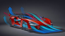 Aerodynamik bei Sportwagen, McLaren