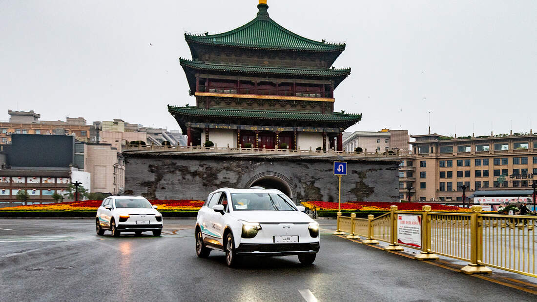 Aiways U5, Erprobungsfahrt, China
