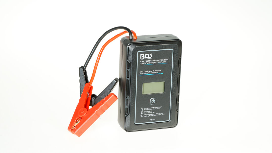 Kondensator-Booster für leere Autobatterien im Test