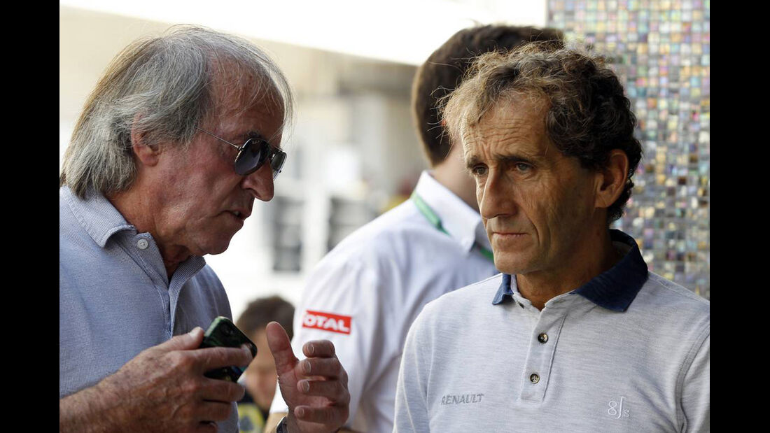 Alain Prost - Jacques Laffitte - Formel 1 - GP Abu Dhabi - 02. November 2013