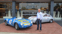 Albert Westermann vor der Fabrik in Lichtenvoorde, State of Art, Porsche