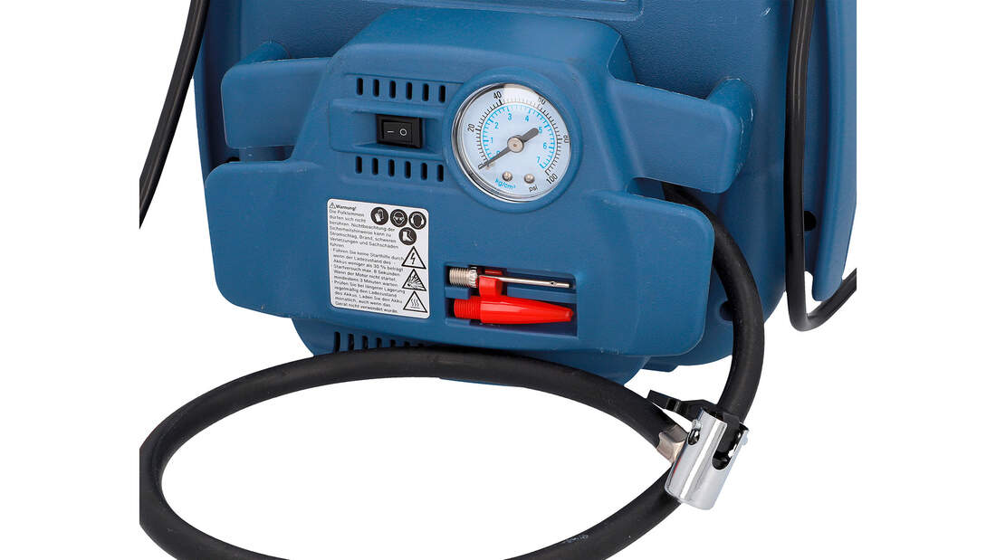 Starthilfe und KompressorTool von Aldi im Angebot AUTO MOTOR UND SPORT