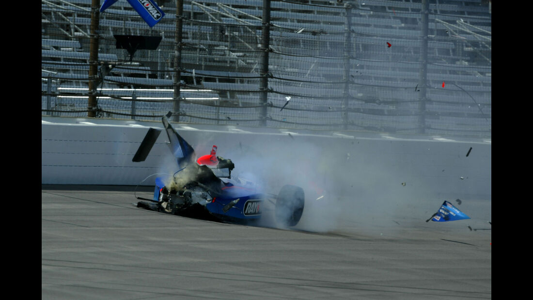 Alex Barron - IndyCar-Crash