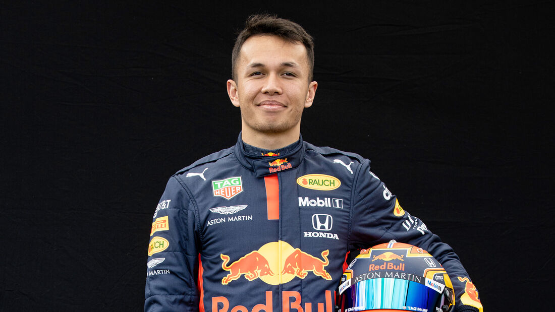 Alexander Albon - Porträt & Helm - Formel 1 - 2020