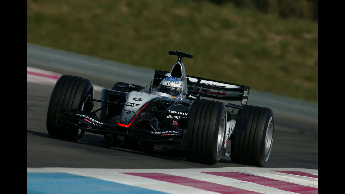 Alexander Wurz - McLaren-Mercedes MP4-18 - Paul Ricard - Testfahrten 2003