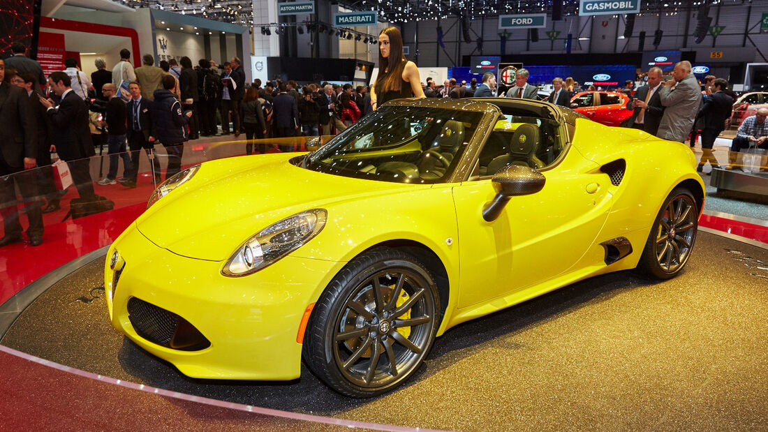 Alfa 4C Spider - Genfer Autosalon 2015