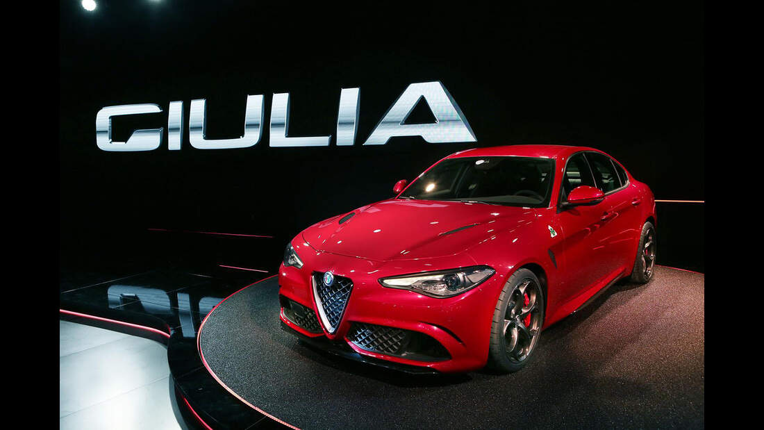 Neuer Alfa Romeo Giulia (2016) 350PSVierzylinder im Anmarsch AUTO