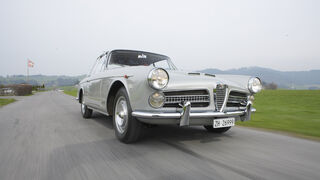 Alfa Romeo 2000 S Vignale-Coupé (1958), Vorderansicht, Stoßstange