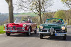 Alfa Romeo 2600 Spider, Alfa Romeo Giulia 1600 Spider, Frontansicht