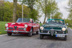 Alfa Romeo 2600 Spider, Alfa Romeo Giulia 1600 Spider, Frontansicht