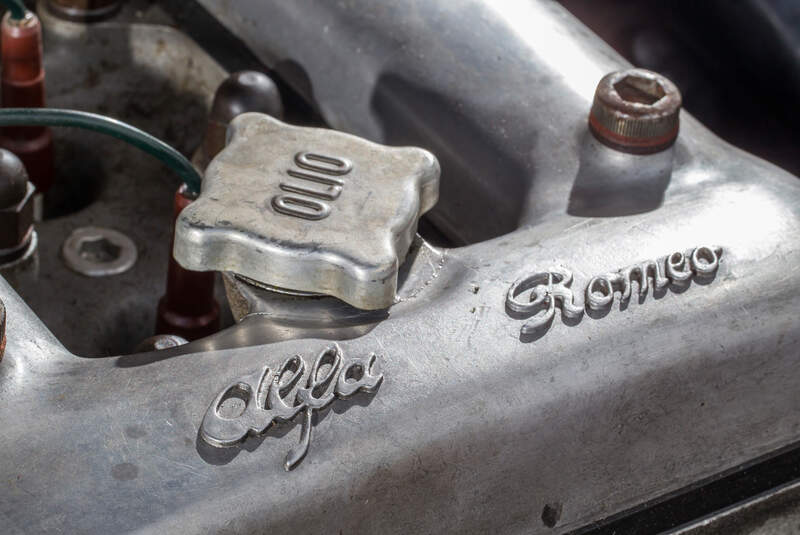 Alfa Romeo 2600 Spider, Motor, Detail