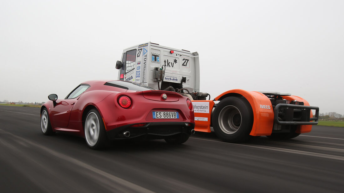 Alfa Romeo 4C, Iveco Race Stralis, Impression