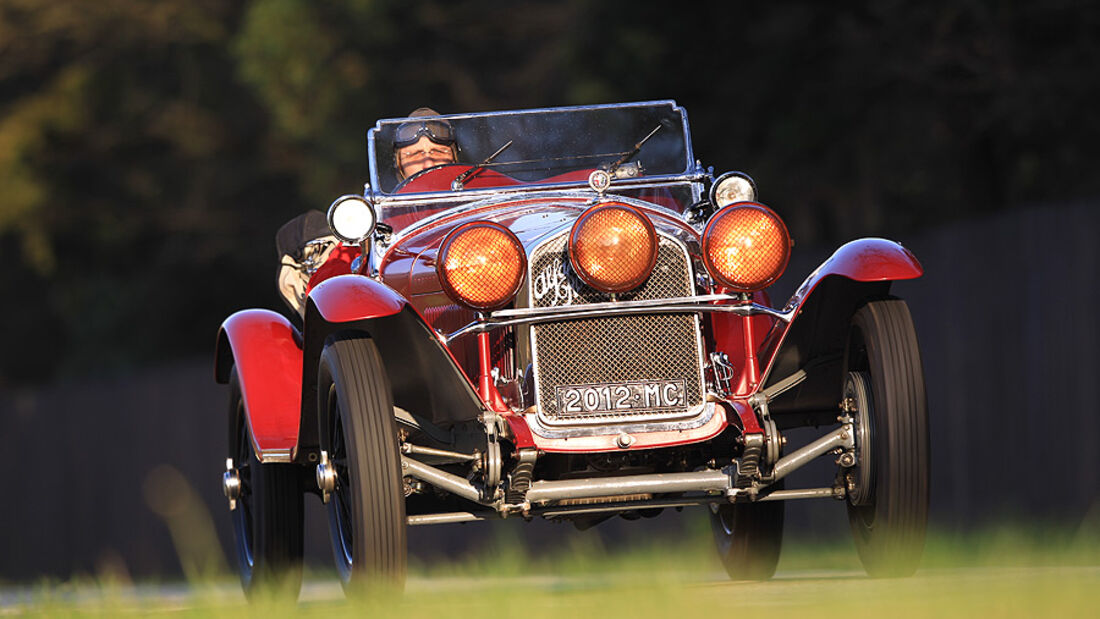 Alfa Romeo 6C 1750 GS, Front