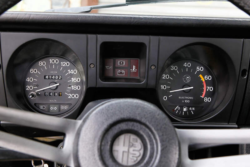 Alfa Romeo Alfasud 1.5, Rundinstrumente