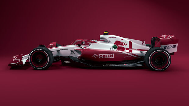 Alfa Romeo - F1-Auto 2022 - Team-Lackierung 