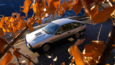 Alfa Romeo GTV6, Seitenansicht