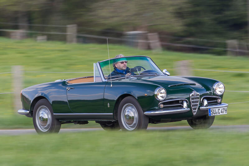 Alfa Romeo Giulia 1600 Spider, Frontansicht