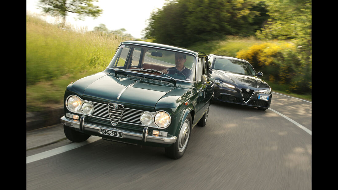 Alfa Romeo Giulia, Alt und Neu, Impression