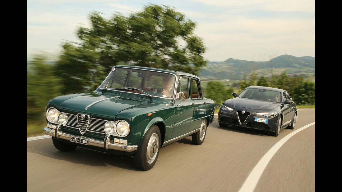 Alfa Romeo Giulia, Alt und Neu, Impression
