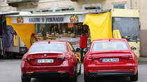 Alfa Romeo Giulia, Audi A4, Heckansicht