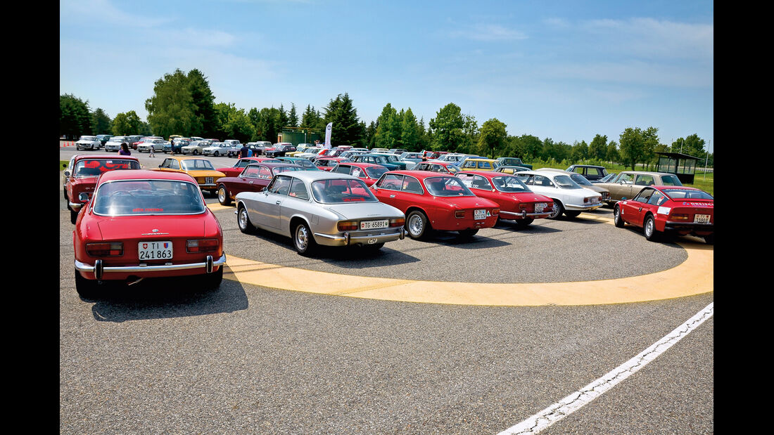 Alfa Romeo Giulia, Parkplatz