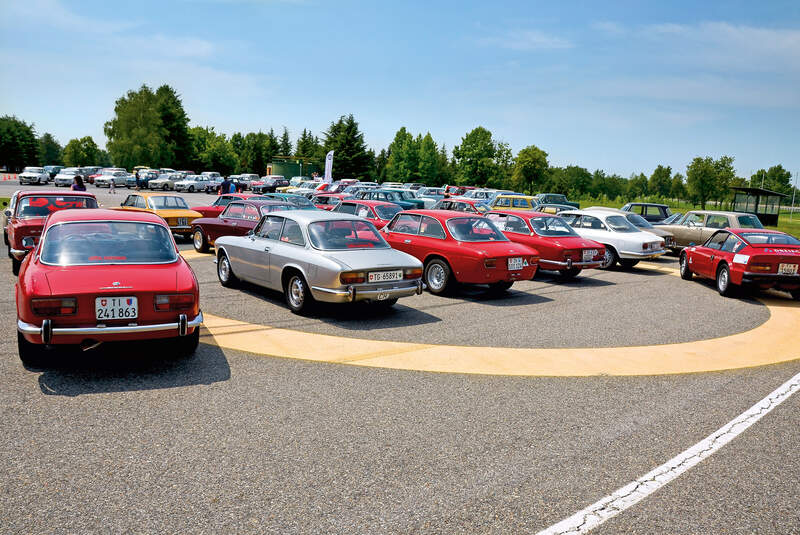 Alfa Romeo Giulia, Parkplatz