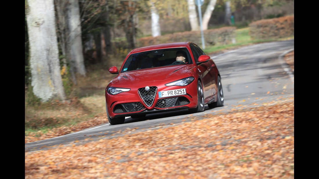 Alfa Romeo Giulia Quadrioglio, Frontansicht