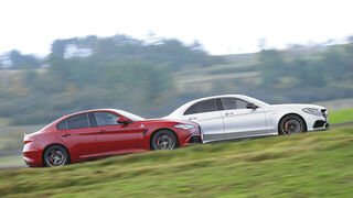 Alfa Romeo Giulia Quadrioglio, Mercedes-AMG C 63 S 