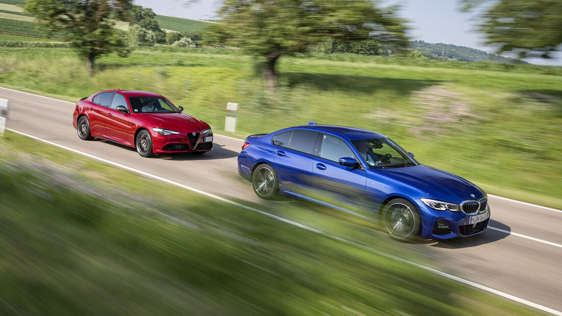 Alfa Romeo Giulia Veloce, BMW 330i, Exterieur