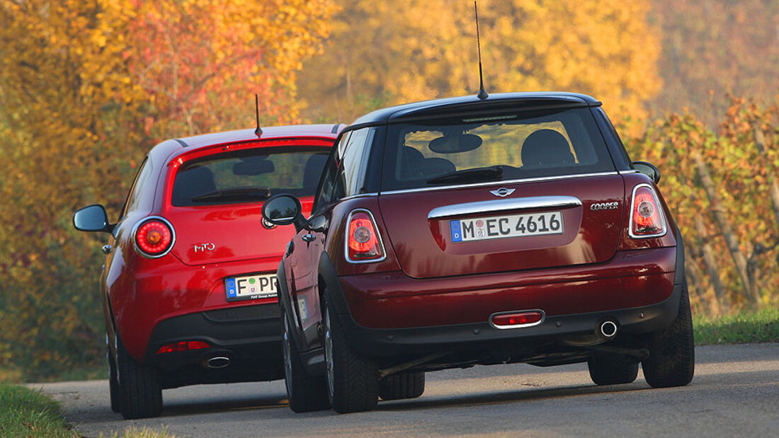 Alfa Romeo Mito, Mini Cooper