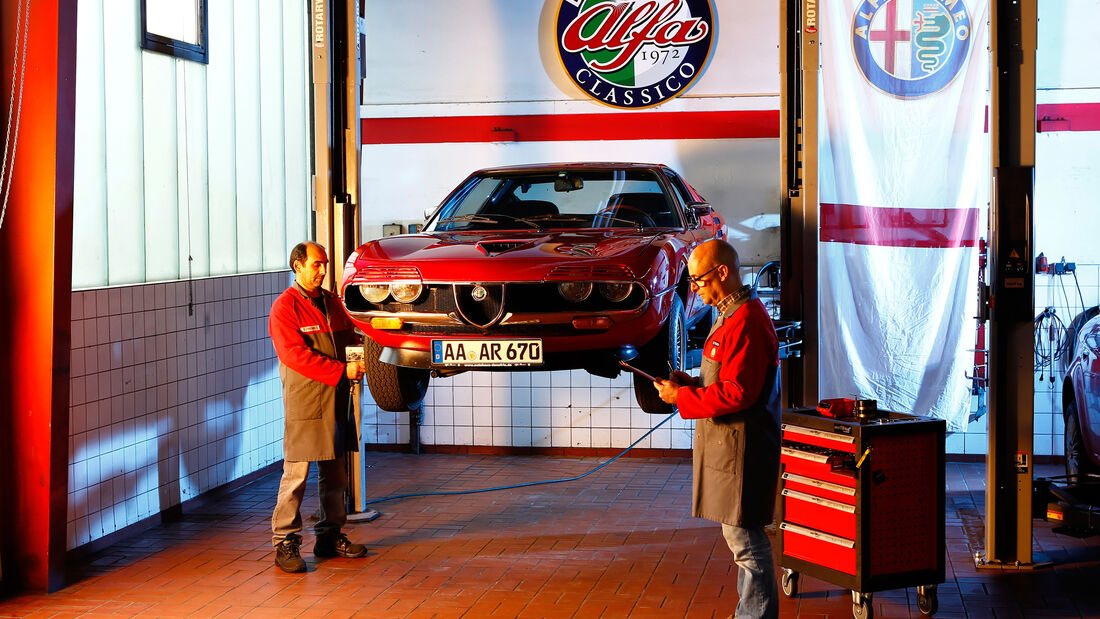 Alfa Romeo Montreal, Werkstatt