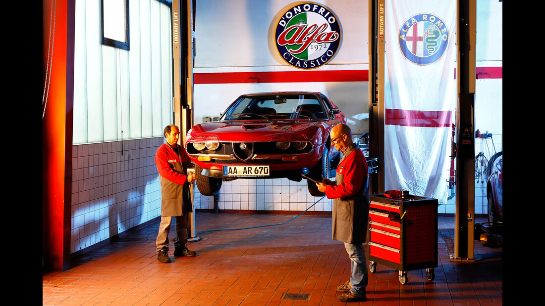 Alfa Romeo Montreal, Werkstatt