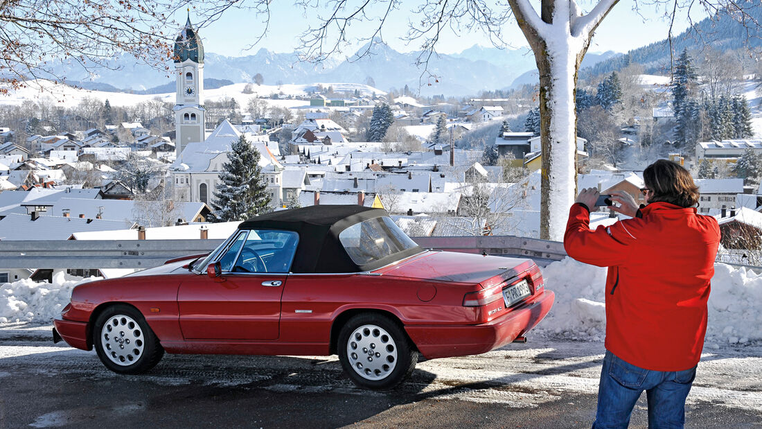 Alfa Romeo Spider 2.0, Seitenansicht