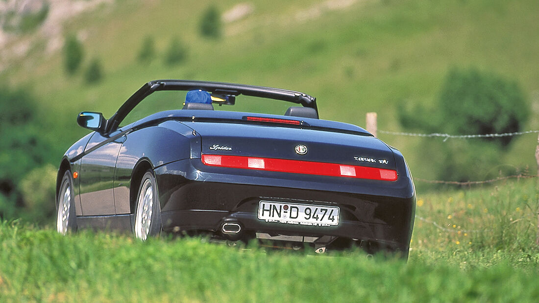 Alfa Romeo Spider 2.0 TS, Heckansicht