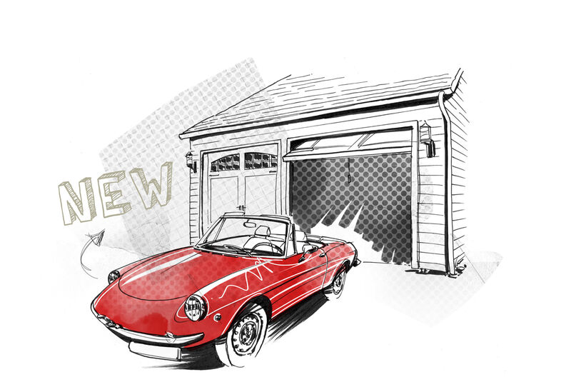 Alfa Romeo Spider, Garage